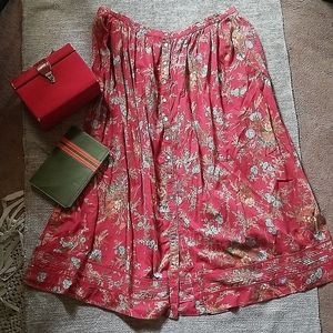 Lauren Ralph Lauren cottage core floral skirt, size 18w cotton
